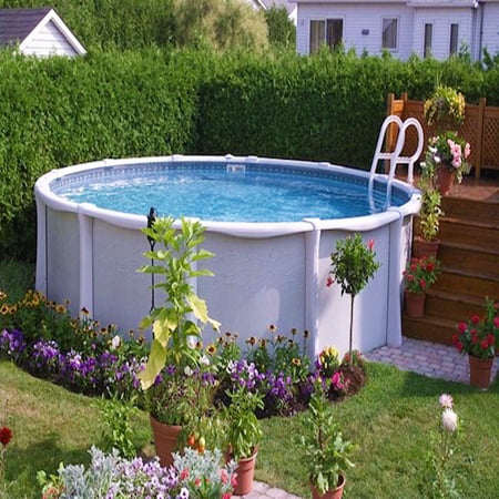 above ground pool